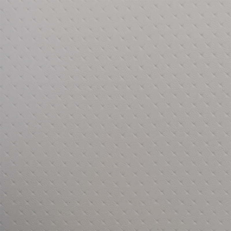 Hvit anti -glid PVC -skinn for sko